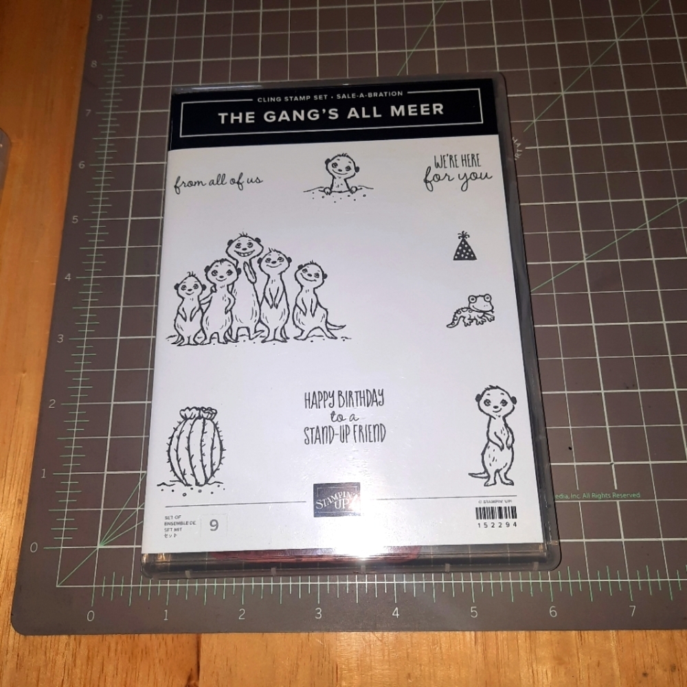 The Gangs all Meer rubber cling stamp set